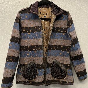 Yak Magik Women's Reversible Jacket Blazer Size S